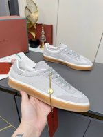 实价不让利 ！代购级，高版本 意大利 Loro piana 诺悠翩雅Tennis Walk系列 Lp情侣款德训鞋 休闲 运动鞋 板鞋 原版购入开发 做货 这款新