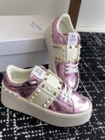 代购级 Valentino 经典升级 厚底 绑带运动鞋、休闲鞋 男士女士真皮板鞋华伦天奴运动板鞋简直太棒了 时尚潮流炫酷+经典复古，情侣款最新时尚运动鞋系列都有