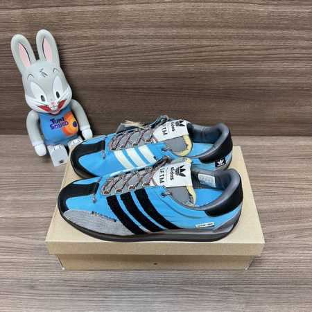 Song For The Mute X Adidas Originals Shadowturf 低帮休闲板鞋男款蓝色。 编号:Id3545 包装:全套得物配件加 - 点击图像关闭