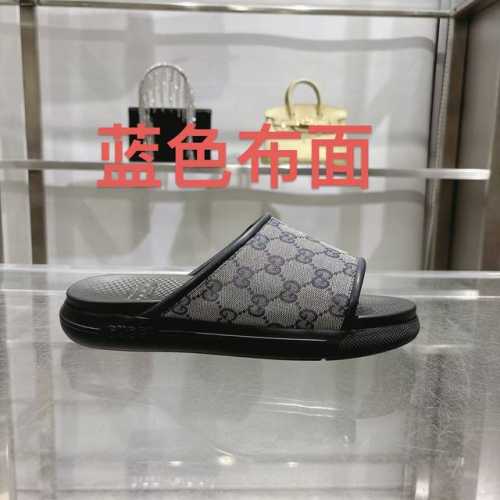 gucci］ Size：40-46 2025古奇男士新款夏季新款男款一脚蹬凉拖鞋 该单品的灵感源自意大利海岸的夏季精神和海滩俱乐部，是 Gucci Lido 的