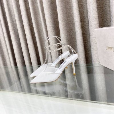 jimmy Choo 吉米周 网纱配水钻 新款修饰 大方高贵 是一个非常全面之尊贵时尚生活品牌 香港,美国等大时尚博主及明星的同款表带女士高跟凉鞋系列 澳大利亚