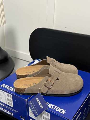橙子出厂价 德国 BIRKENSTOCK 勃肯鞋 包头半拖 全真皮，原版大底，原标原盒，男女同款，情侣款 码数：35-46