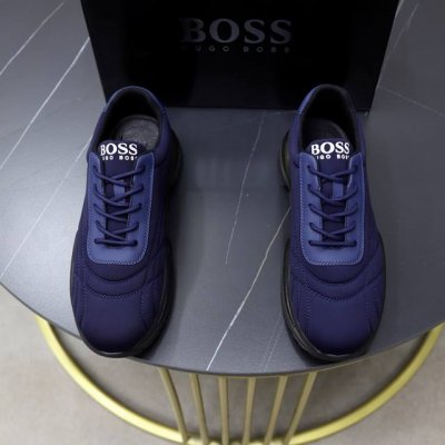 出厂价pp 品牌 Boss 标准码 38-44 45订做 等级 官网同款 材料 原版针织面料 舒适透气内里 轻便耐磨减震运动大底 款式类别 男士时尚休闲鞋 跑步