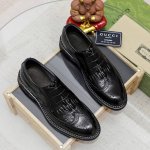 工厂p价 古驰 Gucci 官网男士商务正装皮鞋更新香港专柜同步新款完全一比一复刻出货专柜品质零差距0外均采用进口牛皮配原版五金扣皮内里制作 色 配码 38-4