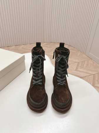 Brunello Cucinelli24秋冬新款BC秋冬靴子系列 马丁靴 BC是意大利知名品牌，品牌独特设计 ，洋气优雅复古又高级高级百搭之王，脚感很好很舒服超 - 点击图像关闭