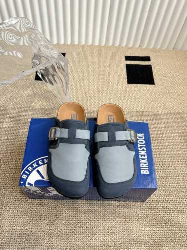 情侣款Birkenstock 勃肯 包头半拖鞋人体工程学设计 软木乳胶鞋床 轻便舒适 脚感满分 脚蹬上就能走 穿脱超方便 码数 35-45