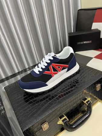 出厂价Pp： 阿玛尼 Armani Exchange 最新春夏款休闲男鞋，欢迎1:1对比，爆单款香港专柜休闲鞋，专柜品质，支持验货，优质做工，鞋面采用意大利进口 - 点击图像关闭