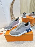 出厂价：女 男款+20 高版本 Hermes 爱马仕情侣款运动鞋 支持退换 原单鞋 市场顶级品质 轻质材料 柔软舒适 高端定制 原版大底 鞋面进口羊猄+牛皮 牛