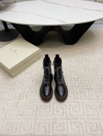 出厂牛反绒 牛皮面+10 小众潮牌Brunello Cucineli ss24秋冬 new arrival～ 布鲁内诺库奇内利｜新款系带马丁靴短靴！ 上脚帅气舒