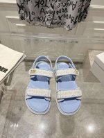 出厂 顶级版本 25S夏季爆款 Dio* R. D家新款魔术贴凉拖鞋 原版复刻 高端定制 超耐看超百搭款 上脚非常舒适 超好穿 比香奶奶款还香 鞋面原版牛皮 原
