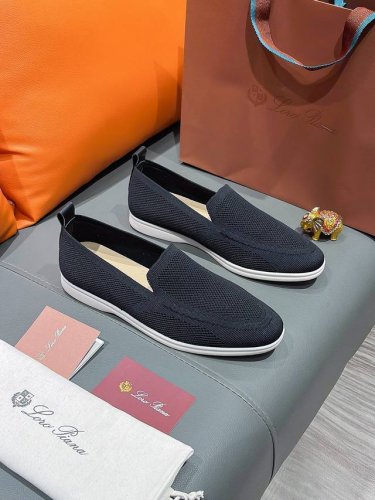商品名称：Loro Piana Lp 正规码数: 38-44 休闲鞋 商品材料：精选 网布鞋面，舒适羊皮内里 ；原厂大底。