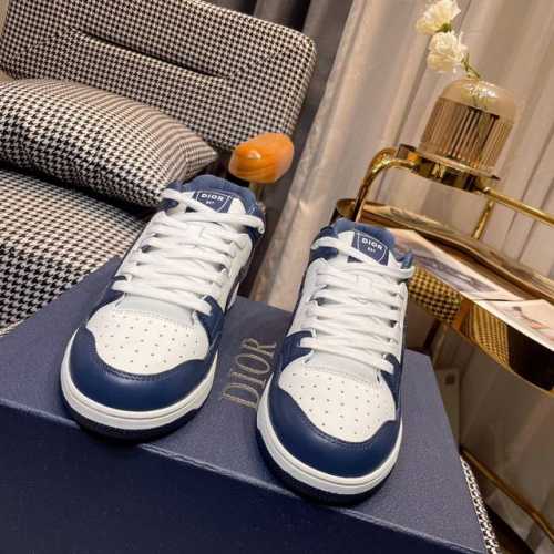 Dior 2024’ss sneakers 迪奥B57 意大利经典工艺网红媲美滑板鞋 大底：原版原模TPU鞋底 面料：进口细纹牛皮 内里：韩国进口网纱 垫脚：原
