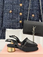 厂价 Ferragamo 菲拉格慕25Aw新品 网面金属跟凉鞋 这一季的春款真的太爱了！ 网面若隐若现 性感又不失甜美~