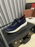 出厂价Pp： Loro Piana 诺优翩雅 Lp 经典款休闲鞋，男士系带休闲鞋运动鞋，高品质轻便舒适面料，户外休闲均可，配色年轻又有活力，鞋面意大利进口鹿皮，