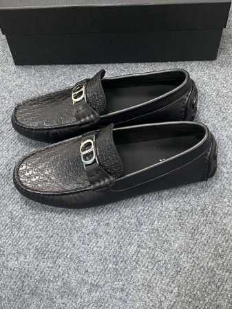厂价 全球购 英国专柜新款 Dior 迪奥 男士时尚loafer乐福鞋 一脚蹬专柜原版开发。全套包装38一46 - 点击图像关闭