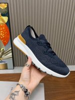 brunellocucinelli ,面料羊绒+飞织。羊皮里，包装，全部按照原版1比1定制材料，真正做到了，上脚舒服，美观，透气， 大方，百搭的高端鞋。码数39