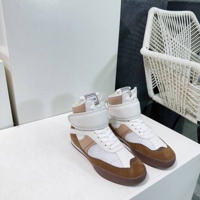 高品质高帮布面 ！顶级品质Chloe 克洛伊 蔻依 25春夏新款德训鞋休闲鞋板鞋！低帮、高帮系列！ 原版鞋底，全手工穿线，所有的位置刚刚好 ，网红爆款，顶级休闲