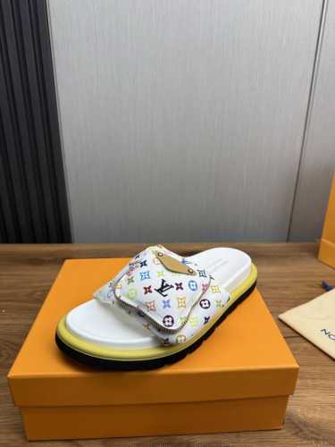 工厂p价 lv.爆款男拖鞋热卖 官网一比一制作 38-45码 45 46 订做