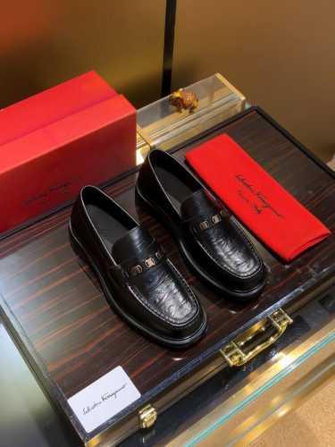 商品名称：Ferragamo 菲拉格慕 正规码数: 38-44 皮鞋 商品材料：精选 牛皮鞋面，舒适牛皮内里；原厂大底。