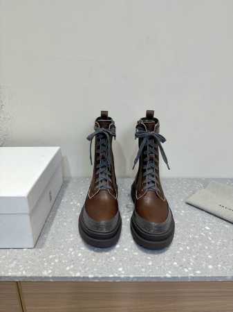Brunello Cucineli ss24 new arrival 秋冬新款 厚底系带 马丁靴 短靴 上脚帅气舒适 秋冬一定要有一双Bc的战靴 BC家的品牌鞋 - 点击图像关闭