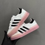 档口现货 kith X Arks X Originals 8Th Street Samba 'savh 桑巴舞街头系列德训运动板鞋 采用固色翻毛皮组合牛剖革鞋面