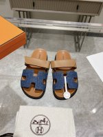 牛仔布系 工厂P出 男款10 Sss官网最新Herme* Ancone二舅凉拖官网小红书同步 原版水台 原版Tpu大底 面料只做全真皮 女款35-42 41-4