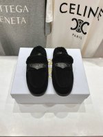 高版本出厂 Dior*迪奥D家24ss秋冬新款毛毛乐福鞋～顶级品质 购入原版，精心打造、只为复刻原版一致、版型超正。各大明星网红纷纷种草的一款美鞋、上脚舒适百搭