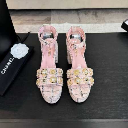 Chanel 25A高级手工坊系列 新款抢先发售 今年春夏必爆单品 原版开发 私模五金 原版大底 鞋面牛皮 妮布 内里羊皮 Size:35-39 其他码数定 - 点击图像关闭