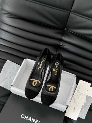 Chanel 25C新款玛丽珍系列 全系列做齐 高品质跑量价 鞋面内里羊皮 真皮大底 原版开模后跟 高度8Cm Size:35-39 其他码数定