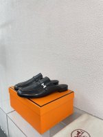Hermes爱马仕 经典五金 小H系列 高定版 黑色小牛皮 话不多说 品质先来 原版1:1开模 原版五金 原版大底 清晰压印Logo垫脚 意大利进口真皮大底 码