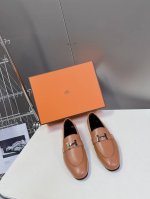 Hermes 爱马仕经典热卖代购级乐福鞋 穆勒单鞋 海外代购买手货源，纯原定制 韩国客过毒验收 1一级定制胎牛皮面料，马克缝线 纯手工滚边 2混种羊皮内里 垫脚