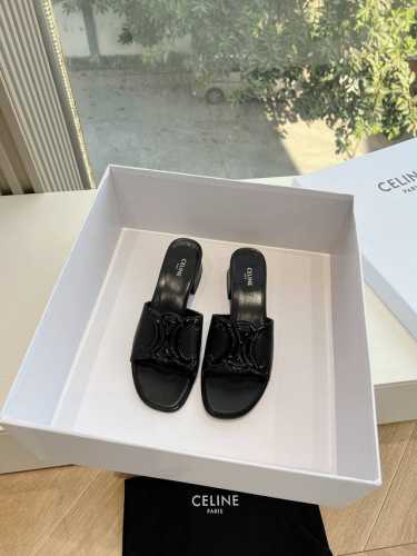 所见即所得G009Celine 凯旋门 25ss 春夏新款 拖鞋Celine凯旋门 25ss 春夏新款 包头半拖穆勒拖鞋高级感十足 网红ins 种草神器、非常复