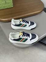 Gucci 古驰 -高端品质 原单 -鞋面 进口纳帕小牛皮、摔纹小牛皮.空压品牌图腾、鞋身品牌织带 -内里 水染牛皮 -大底 超轻Tpu发泡.橡胶；双色成型大底