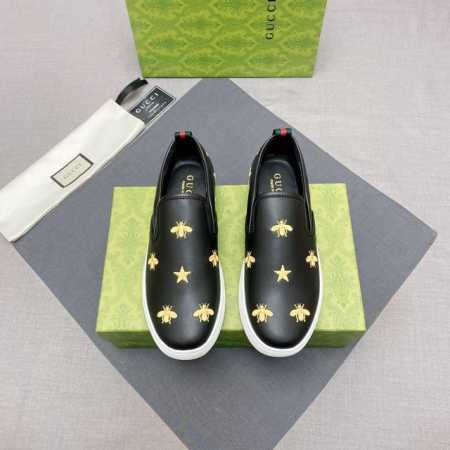 跑量款官网同步1:1复刻 Gucci 顶级代购男士专柜同步发售，时尚休闲，舒适透气个性，进口防水面料、潮男首选，进口羊皮里、时尚潮流，潮男必备，鞋底：原厂特供原 - 点击图像关闭