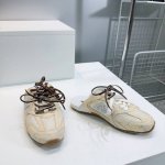 高品质出厂半拖 ！顶级品质情侣款！ 新色！ Miumiu 530 2025春夏新款联名款Nb复古网面运动鞋休闲鞋！ Miu Miu 缪缪大秀上爆出的这双与New