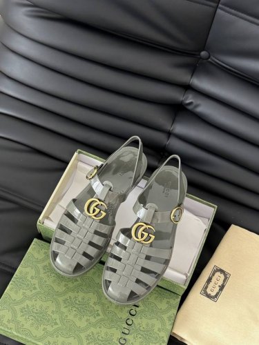 Gucci 2025最新款果冻拖鞋高版本TPU材料 跑量价size: 35-41