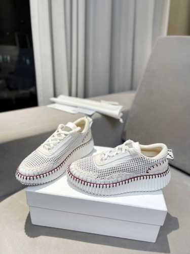 2054春夏chloe 克洛伊Nama sneaker彩虹系列运动鞋、容祖儿和孙怡宋茜明星同款、原材料是可再生物料制作、全手工缝马克线、肉眼可见皆是手工制造、环