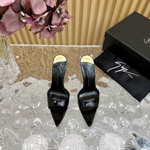 Giuseppe Zanotti SS2024夏季新品！ 全新春夏系列水钻高跟凉鞋 ！ 尖头高跟拖鞋淡淡的夏日里怎么少得了一双仙女鞋 各种小裙子搭配起来 完全不