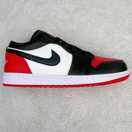 超强福利160 #Ry超级性价比 Air Jordan Aj1 Low 低帮 黑红脚趾 553558-161 全新流水线出品 Dt版本唯一平替选择 市场第二梯队