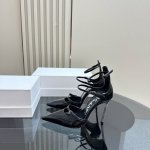 2024新款金属超高跟走秀凉鞋 Casadei 24S早秋新品尖头 罗马高跟凉鞋 鞋面采用进口小牛漆皮 内里采用羊皮内里 意大利进口真皮大底 跟高：10.5cm
