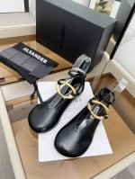 高品质出厂 Jilsander 24春夏极简主义平底五金扣饰圆头后空凉鞋单鞋！ 市面顶级原单版，Zp对比做货，所有细节都跟柜上一致：包括鞋面皮料，鞋垫内里皮料、