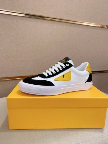工厂p价 Fendi 芬迪 男士最新款休闲鞋 同步上市 原版 全进口官网牛皮面料 内里采用头层顶级羊皮 原版原厂特供橡胶大底 引领时尚新概念 配码 38-44