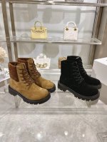 Loew*罗意威 24ss秋冬新品男女同款情侣马丁靴，难得的爆款 酷酷帅帅的做旧风格，王一博同款情侣靴，这双鞋酷出天际了，复古英伦风，穿出不一样的气质，高丝光牛