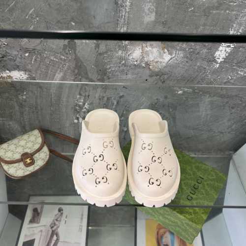 情侣款Gucci 镂空包头半拖原版购入开发 日常居家 旅游度假都 春夏必备神器 码数:35-45