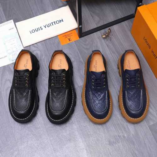 商品商标：Lv [路易威登] 休闲皮鞋 正码.码数: 39-44 45.46定做不退换 商品材料：精选 经典压纹牛皮鞋面 牛皮内里 原版大底
