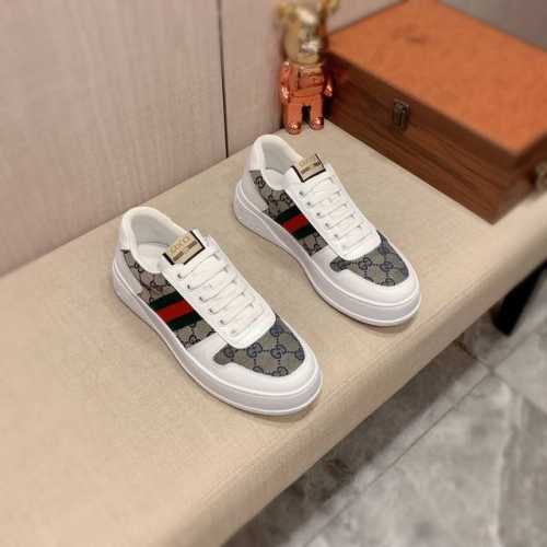 新款 厂价 古奇gucci* 最新爆款休闲鞋，顶端品牌奢侈～代购，顶级～质量。鞋面選用进口透气牛皮搭配材质透气羊皮内里 精细做工。原版个性时尚柔软橡膠耐磨防滑大