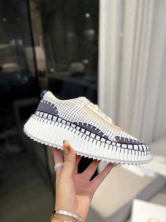 2044春夏chloe 克洛伊nama Sneaker彩虹系列运动鞋、容祖儿和孙怡宋茜明星同款、原材料是可再生物料制作、全手工缝马克线、肉眼可见皆是手工制造、环 - 点击图像关闭