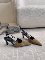出厂价 SAINT LAUREN* YSL 杨树林新款满钻尖头后空高跟鞋 bling bling闪耀奢华 小姐姐的美丽尤物高跟鞋 优雅迷人性感 女人味十足 鞋面