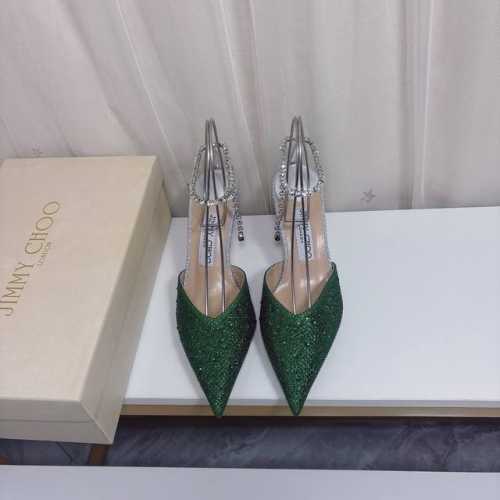 橙子出厂价 点钻定制款 Jimmy Choo 周仰杰经典款 Jc水钻链条尖头高跟凉鞋 细跟单鞋 高跟鞋 满钻款# 这一款尖头凉鞋，简单优雅又不失小性感，其设计理