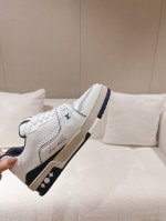 p直销 女鞋 女装 顶级版本 Lv Trainer 篮球系列运动鞋 原版1:1拆解 官网限定款复古篮球运动鞋 高帮低帮均花血本购入原版1:1精准复刻 所有细节都